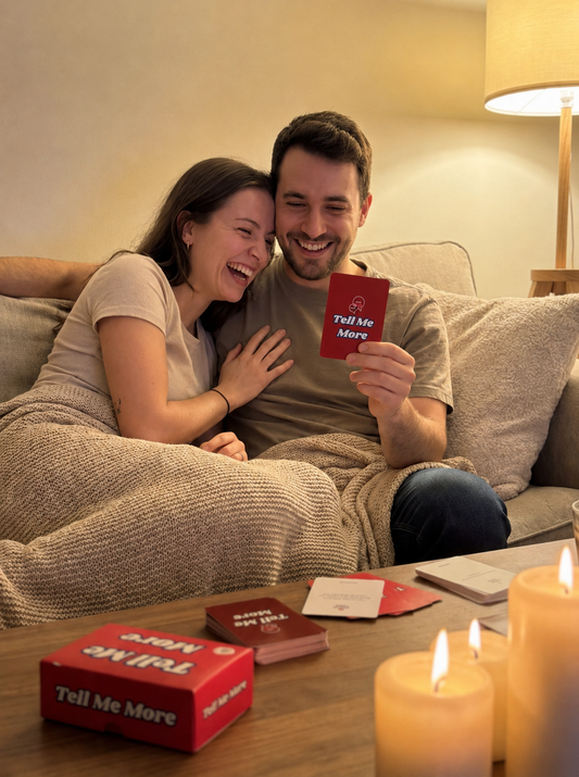 Tell Me More — Jeu de cartes pour couple | 90 questions pour se reconnecter