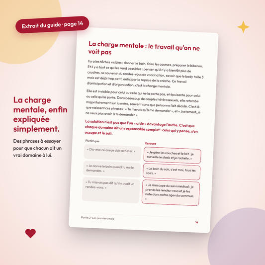 Devenir parents sans s'oublier · E-book pour futurs et jeunes parents
