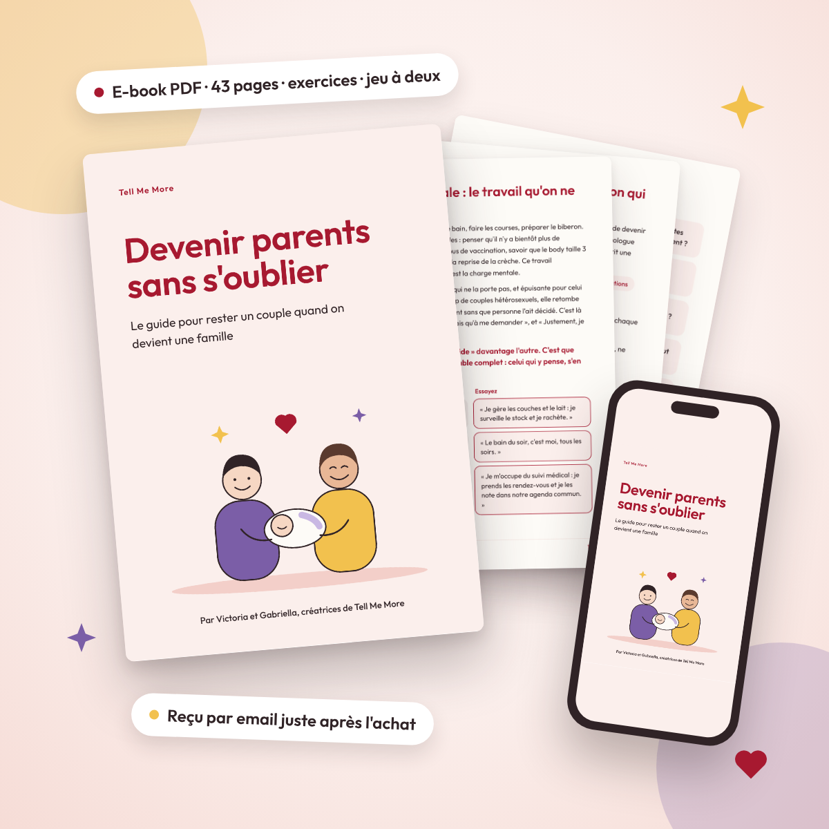 Devenir parents sans s'oublier · E-book pour futurs et jeunes parents