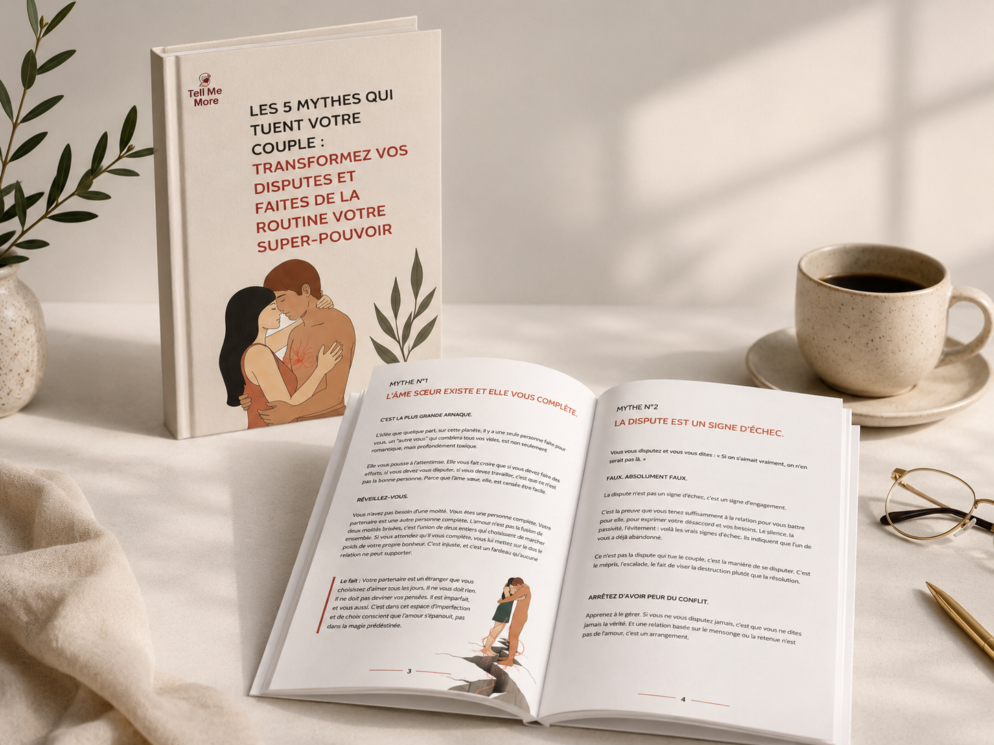 Couverture de l'e-book Les 5 mythes qui tuent votre couple, par Tell Me More